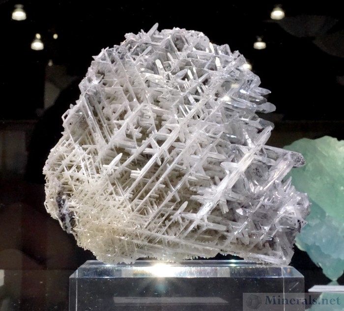 Reticulated Cerussite Crystal Snowflake from Tsumeb, Namibia