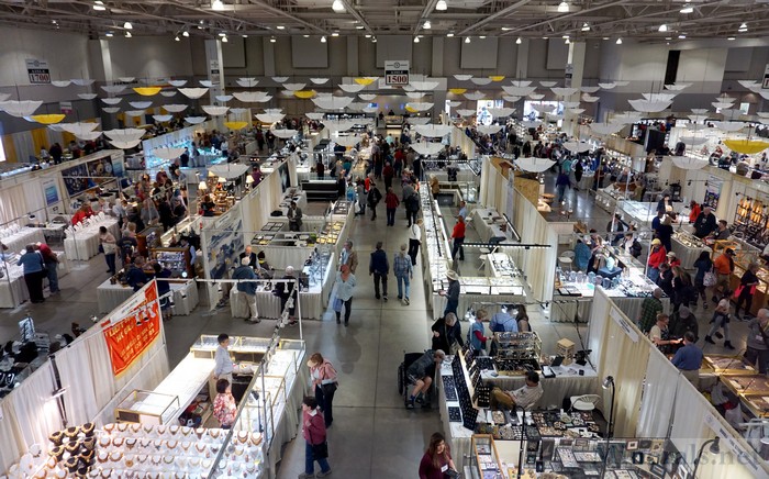 The Tucson Gem and Mineral Show® View from Above on Opening Day