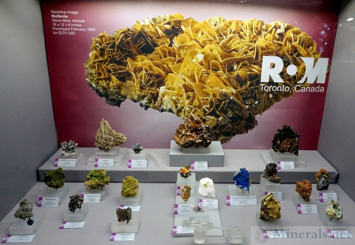 Wulfenite and other Lead Minerals, Royal Ontario Museum