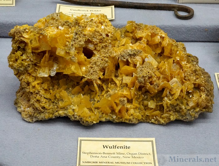 Wulfenite from the Stephenson-Bennet Mine, Organ District, Dona Ana Co., NM, New Mexico Bureau of Geology & Mineral Resources