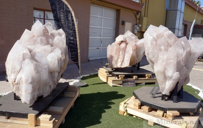 Giant Quartz Crystals Outside at the InnSuites (Hotel Tucson City Center)