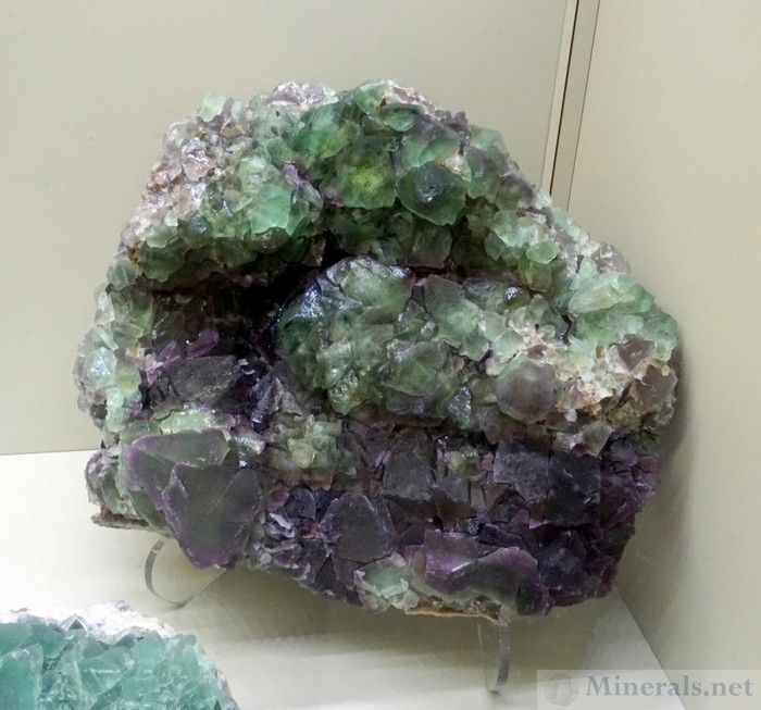 Multicolored Fluorite from Surprise #1, Cookes Peak District, Luna Co., New Mexico