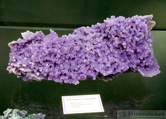 Excellent Example of Chalcedony var. Grape Agate from Mamuju, Sulawesi Barat Province, Indonesia: Earth's Hidden Treasures