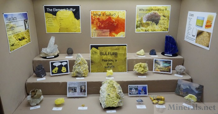 Display Case Devoted to Sulfur