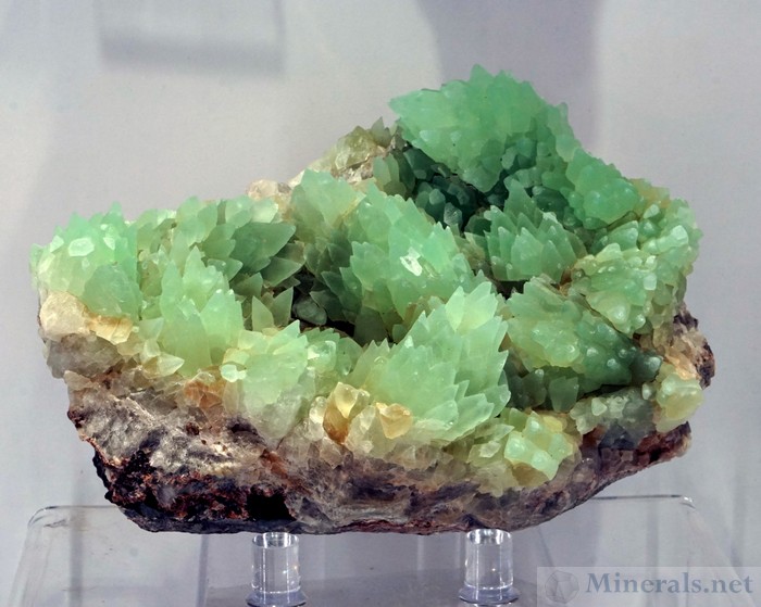 Green, Vanadium-Included Calcite from Garfield Co., Utah - Enchanted Minerals