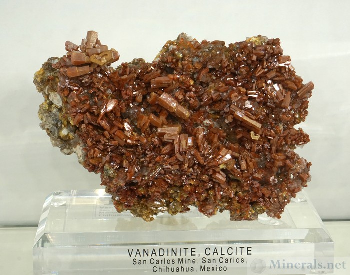 Large Lustrous Vanadinite from the San Carlos Mine, Chihuahua, Mexico, Barnett Fine Minerals