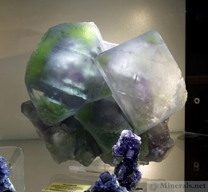Large Multicolored Fluorite from Larkin's Quarry, Connemara, Galway Co., Ireland, Spirifer Minerals
