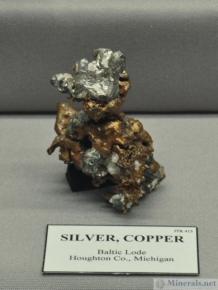 Silver Copper Halfbreed, Baltic Lode, Houghton Co., Michigan
