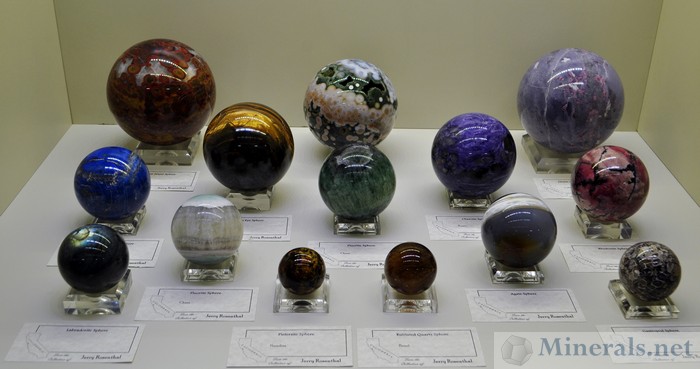 Jerry Rosenthal's Collection of Polished Spheres