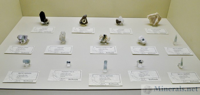 Minerals from the California Blue Mine