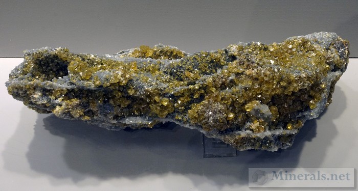 Yellow Sphalerite from the Hyatt Mine, Talcville, St. Lawrence Co., NY