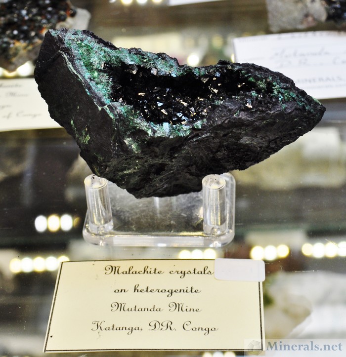 crystallized malachite mutanda mine congo