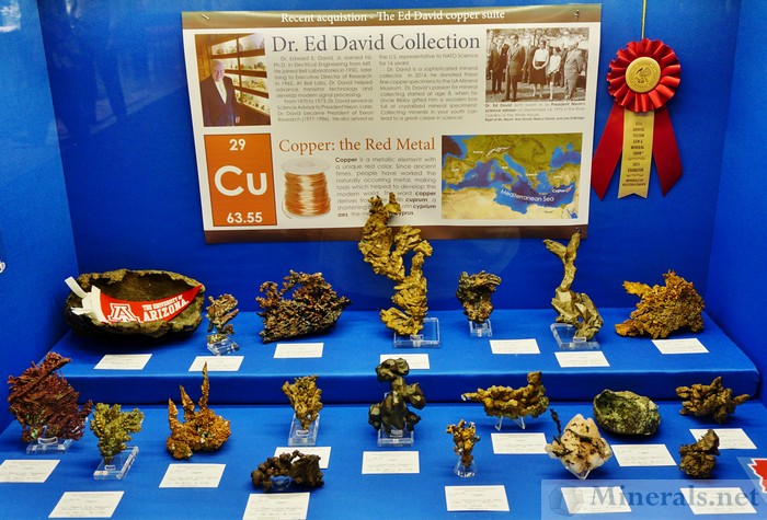 Ed David Copper Collection University of Arizona Mineral Museum