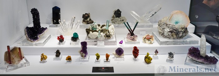 Marcus Budil Minerals Tucson Show Exhibit