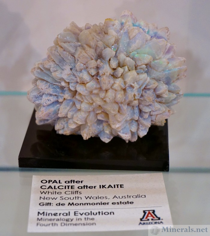 Opal after Calcite after Ikaite from White Cliffs, NSW, Australia