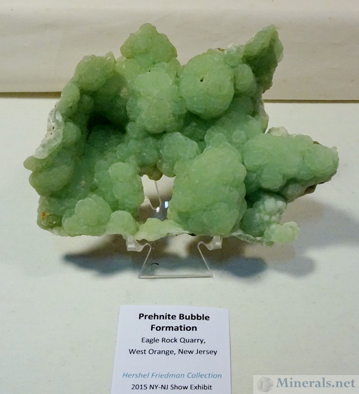 Prehnite with Bubble Formation and Casting - Stan Parker