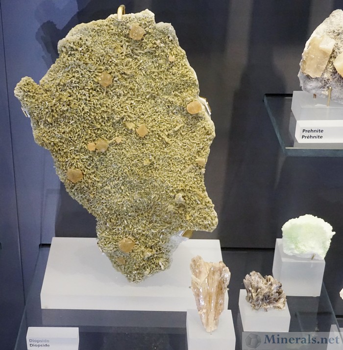 ROM Diopside Crystals Jeffrey Quarry, Asbestos