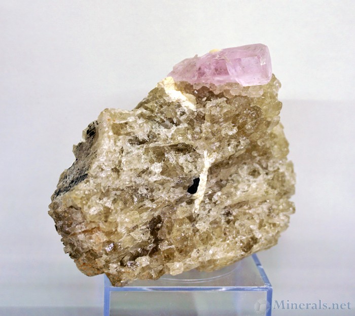 Unusual Elongated Morganite Crystal from Madagascar