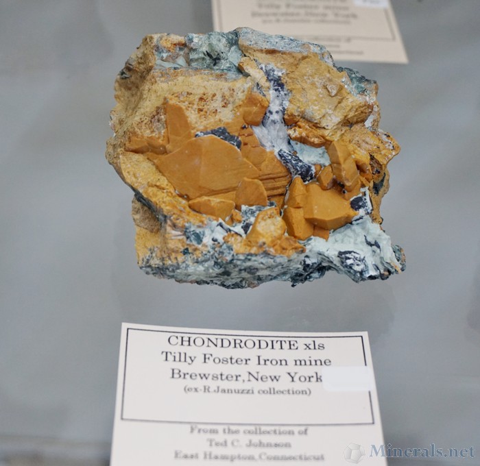 Classic Chondrodite Crystals from the Tilly Foster Mine in Brewster, NY