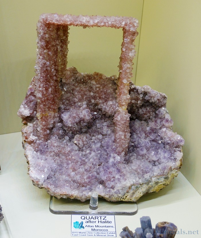 Large and Unusual Quartz Pseudomorph After Halite from the Atlas Mountains, Morocco