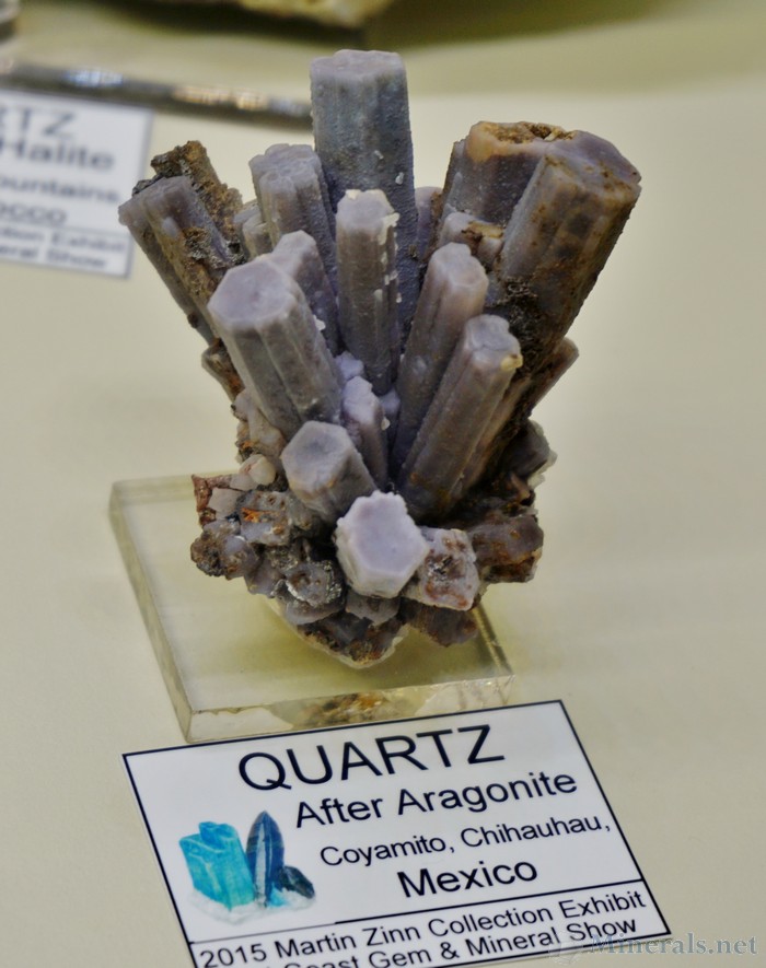 Large and Quartz Pseudomorph After Aragonite from Coyamito, Chihuahua, Mexico