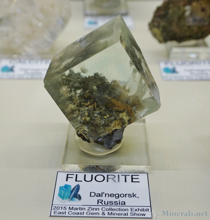 Fluorite with Incredible Inclusions from Dal'Negorsk, Russia