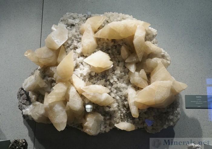 Giant Calcite Crystal Cluster from the Woodchuck Mine, Cardin, Oklahoma
