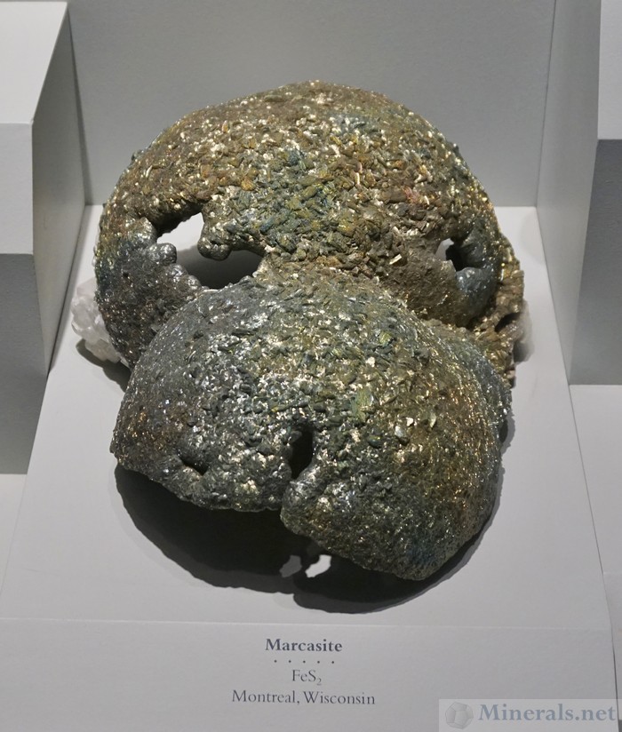 Skull-Shaped Marcasite from Montreal, Wisconsin