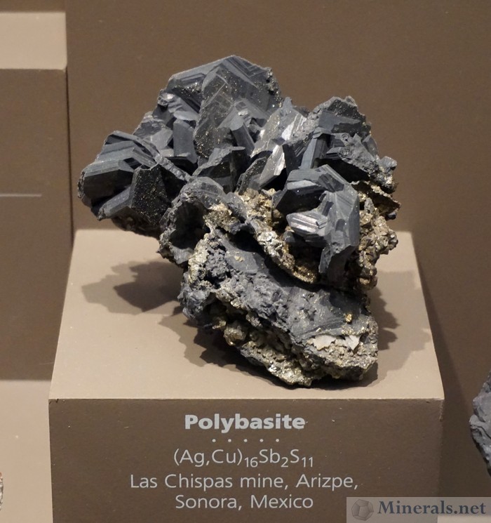 Polybasite from the Las Chispas Mine, Arizpe, Sonoroa, Mexico