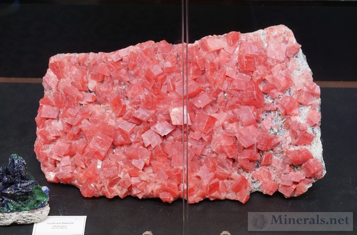 Rhodochrosite plate from The Sweet Home Mine, Alma, Colorado