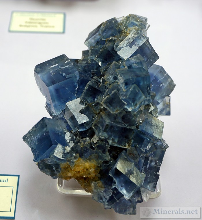 Blue Fluorite from Le Burc, Tarn, France