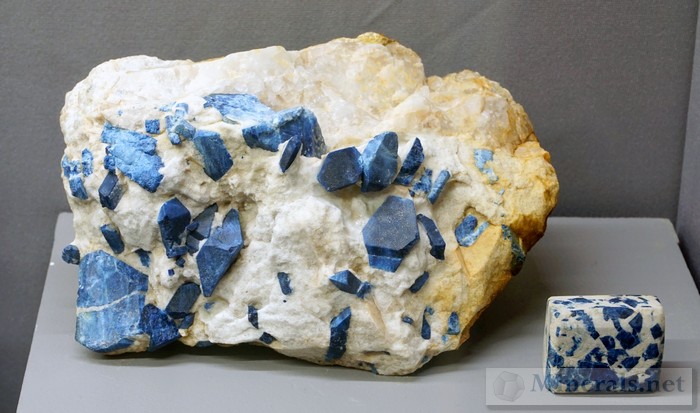 Lazulite from Graves Mountain, Lincoln Co., Georgia Tellus Science Museum