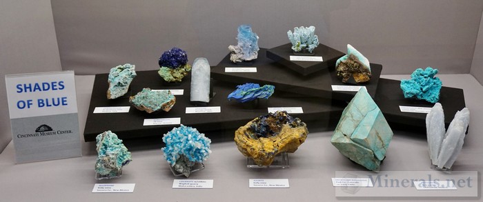 Blue Minerals Cincinnati Museum Center