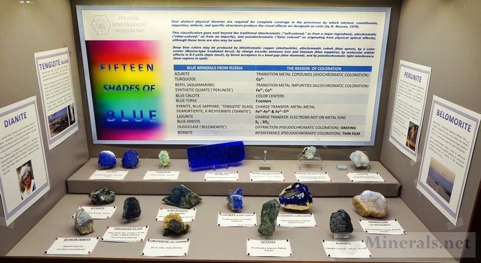 Fifteen Shades of Blue Fersman Mineralogical Museum