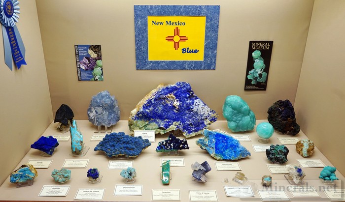 New Mexico Blue Mineral Museum of the New Mexico Bureau of Geology & Mineral Resources
