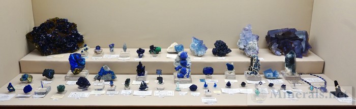 Blue Minerals from Around the World Tucson