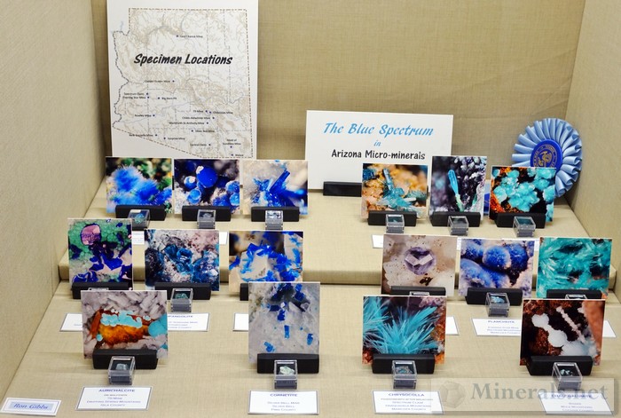 The Blue Spectrum in Arizona Micro-Minerals Ron Gibbs Collection