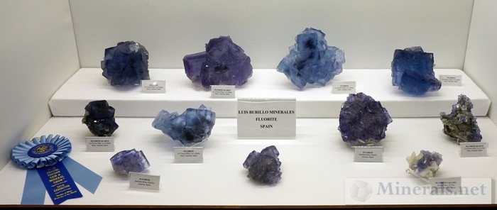 Blue Fluorite from Spain Luis Burillo Minerales