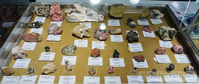Franklin NJ Minerals in Tucson
