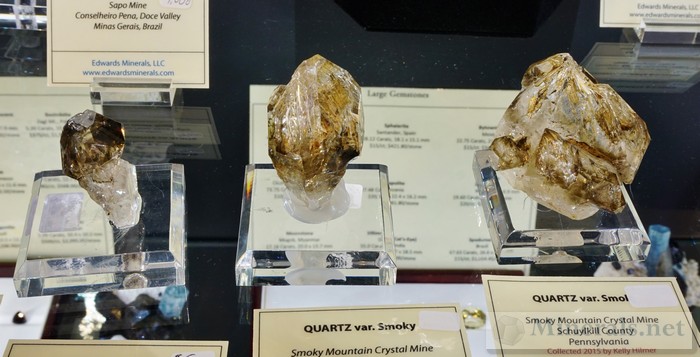 Lustrous Smoky Quartz from the Smoky Mountain Crystal Mine, Schuylkill Co., PA