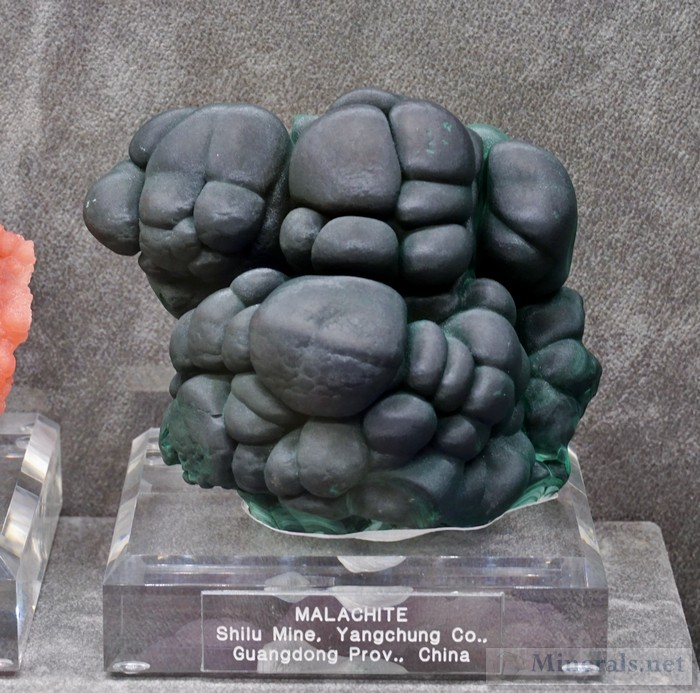 Botryoidal Malachite from the Shilu Mine, Yangchung Co., Guongdong Prov., China