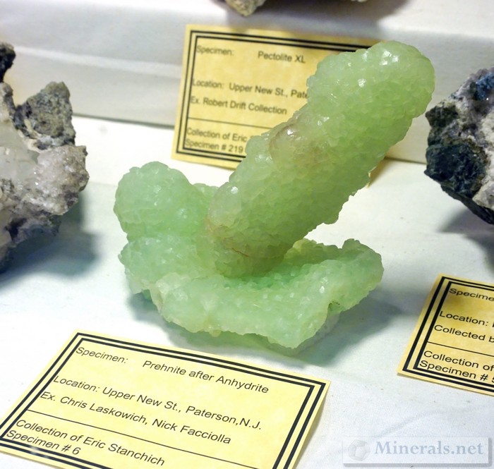 Prehnite Pseudomorph After Anhydrite from Upper New St., Paterson, NJ