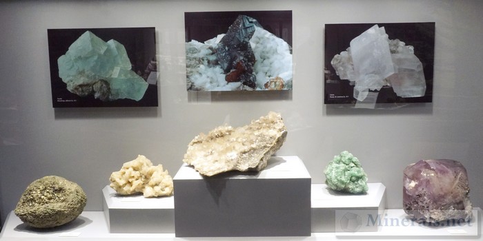 Large Cabinet Display of New York Minerals 1
