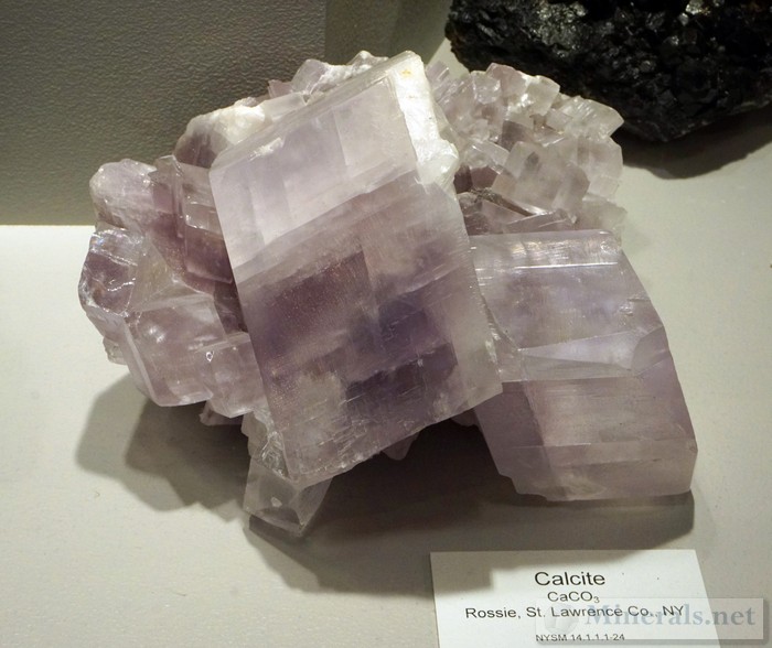 Purple Calcite from Rossie, St. Lawrence Co., NY