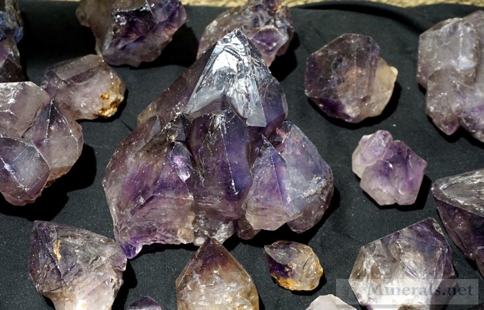Zoomed In to Some of the Amethyst from Calabar, Nigeria