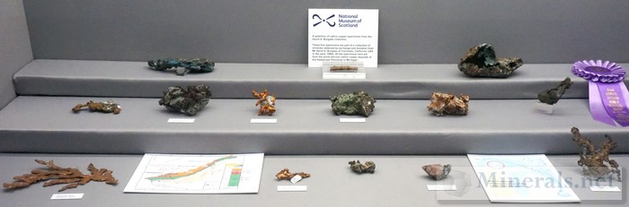 Native Copper from the Keweenaw Peninsula of Michigan National Museum of Scotland - Davis Burgess Collection