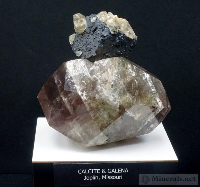 Calcite and Galena from Joplin, MO