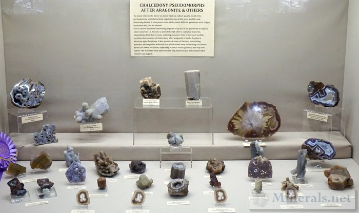 Chalcedony Pseudomorphs After Aragonite and Others