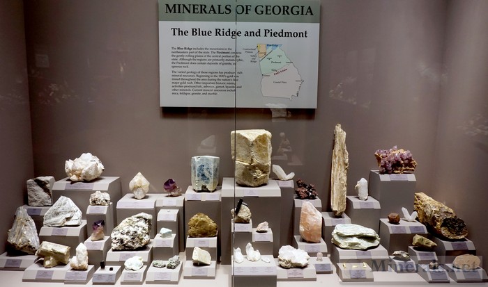 Minerals of the Blue Ridge and Piedmont Zones of Georgia