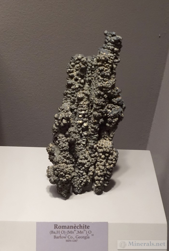 Botryoidal Romanechite Formation from Bartow Co., GA